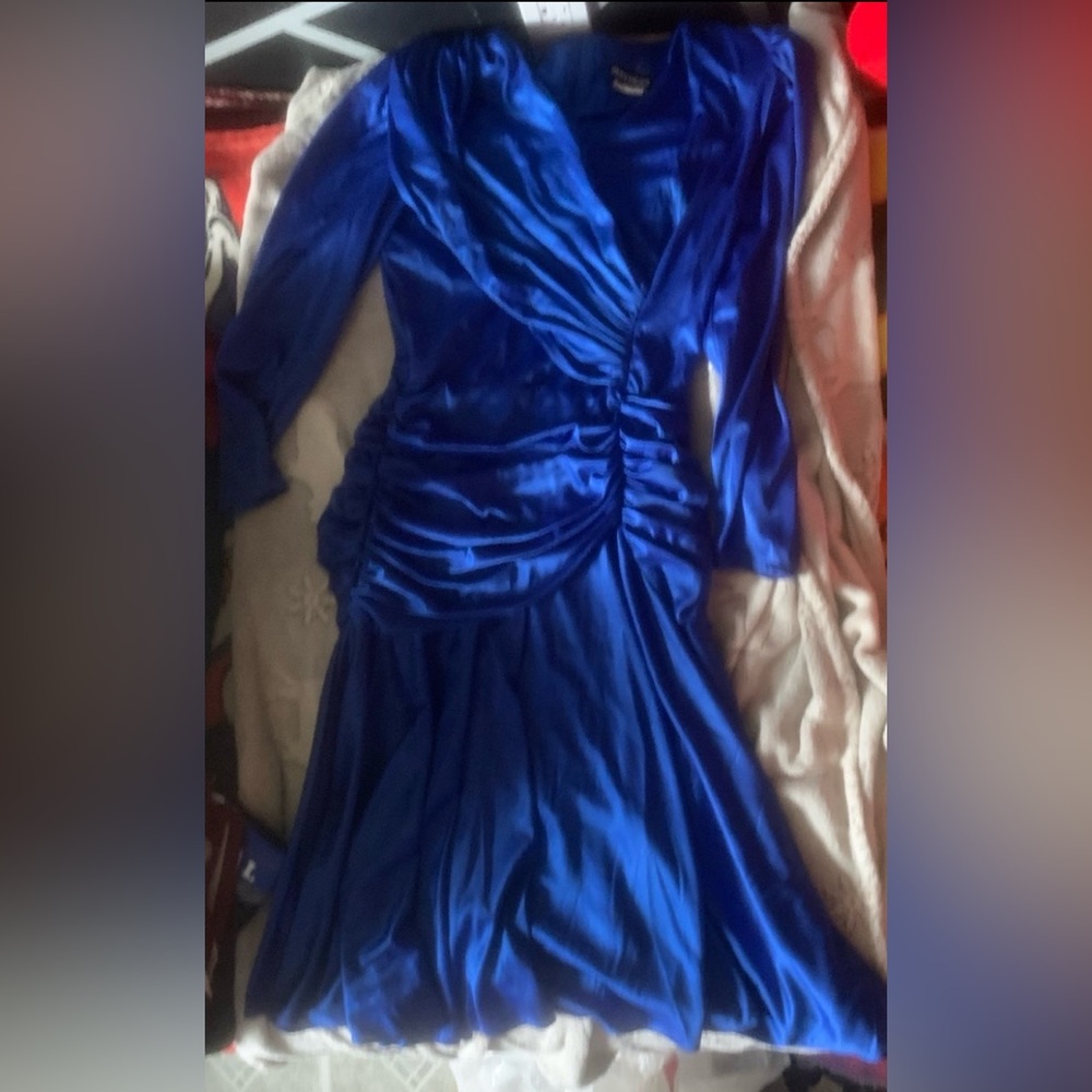 Royal blue dress